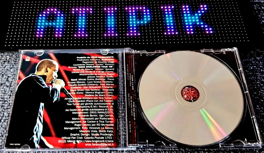 🎸 Cd Eros Ramazzotti - Duplas excepcionais ao vivo de 1998 Joe Cocker - Tina Turner 🌟 – photo 4